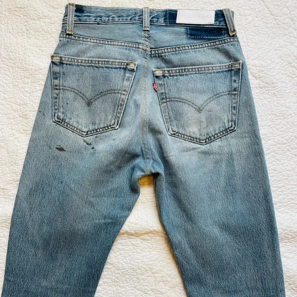 Re/done Elsa Sz 25 inseam 35" Vintage Levi jeans New never worn